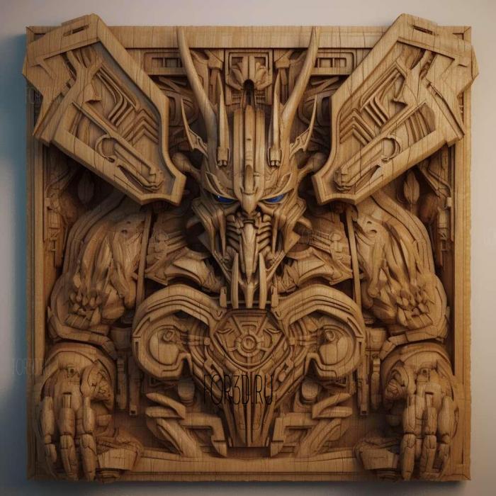 Transformers Fall of Cybertron 4 stl model for CNC