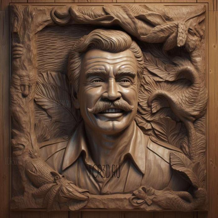 Magnum PI TV series 1 stl model for CNC