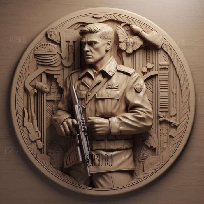 Inglourious Basterds movie 3 stl model for CNC