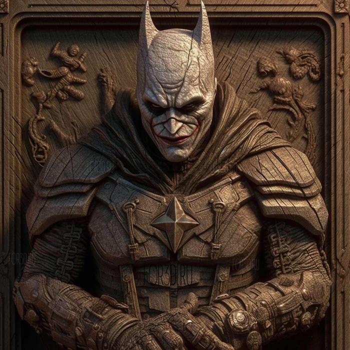 stl The Dark Knight movie 2 stl model for CNC