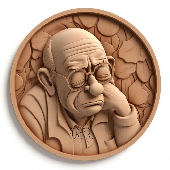 Dr Katz Professional Therapist TV series 3 stl model for CNC