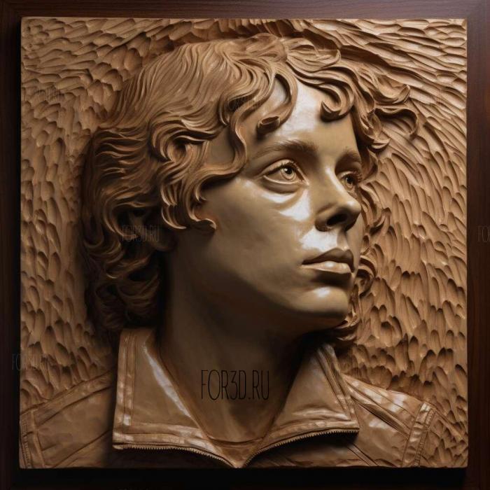 Ellen Ripley StrangersSigourney Weaver 3 stl model for CNC