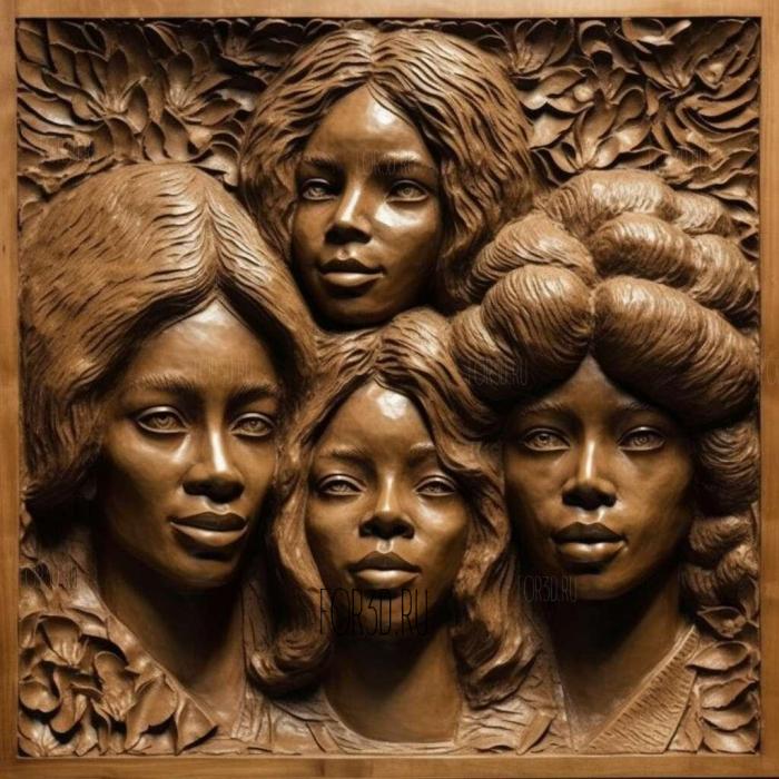 stl The Supremes 2 stl model for CNC