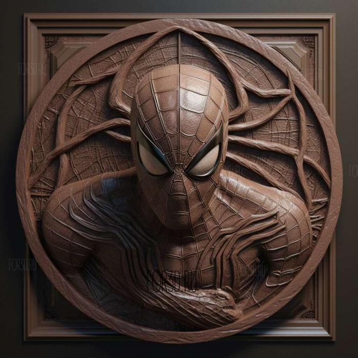 stl Spider Man No Way Home movie 3 stl model for CNC