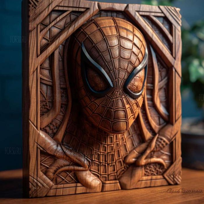 stl Spider Man No Way Home movie 4 stl model for CNC