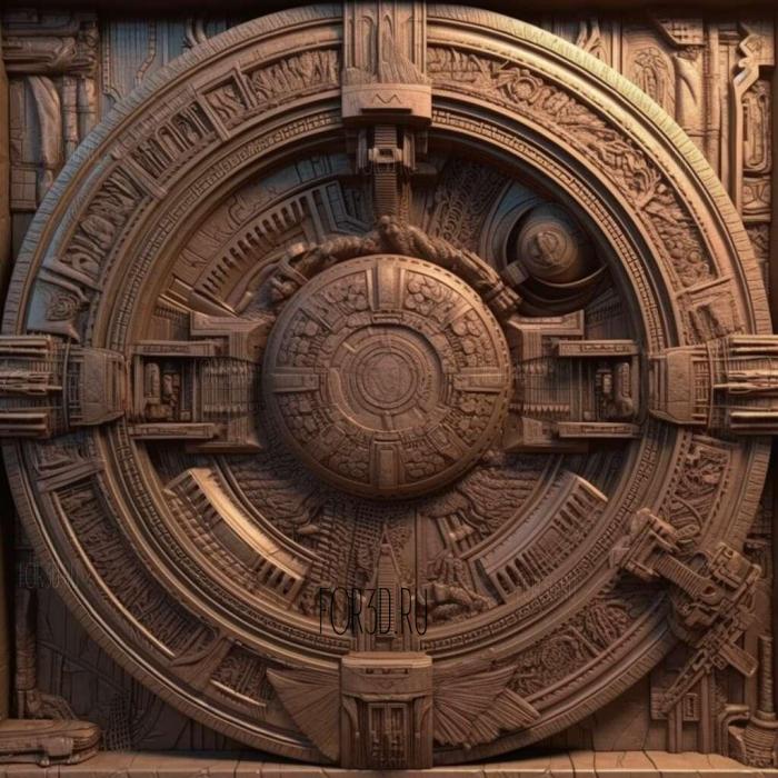 stl Stargate SG 1 series 4 stl model for CNC