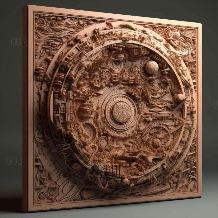 How the Universe Works series 2 stl model for CNC