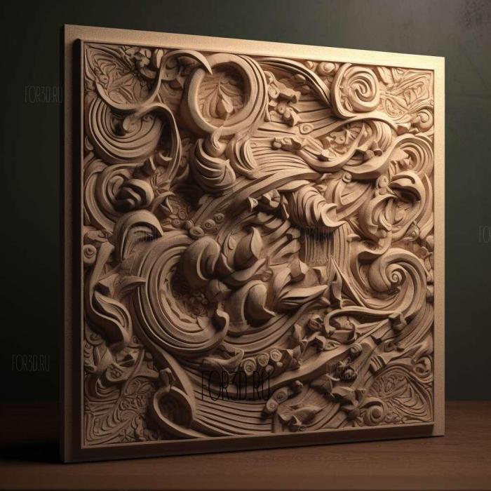 Младший телесериал 4 3d stl модель для ЧПУ