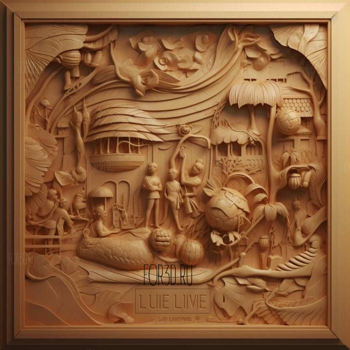 Life with Louie TV series 1 stl model for CNC