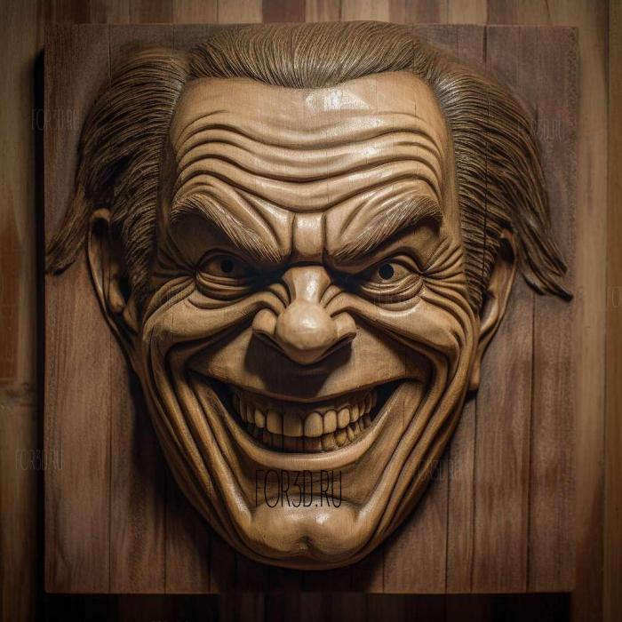 stl The Joker Batman Jack Nicholson 4 3d stl модель для ЧПУ