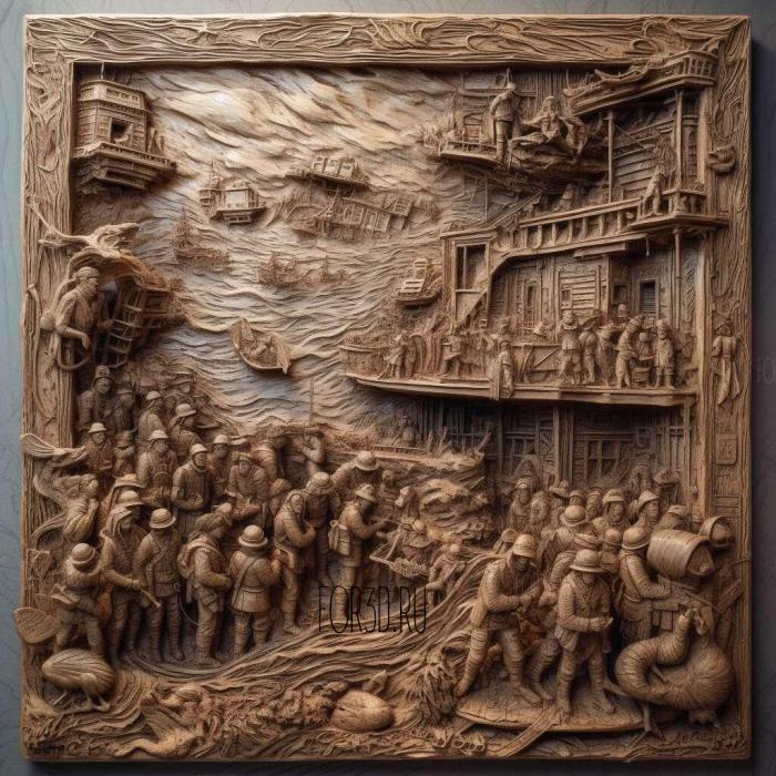 stl The Day After Tomorrow movie 4 stl model for CNC