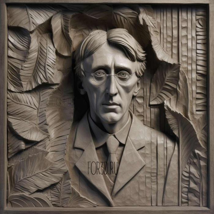 Orlando Virginia Woolf 1928 1 stl model for CNC