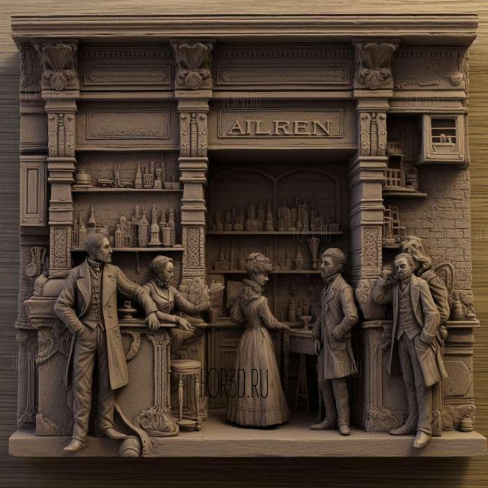 stl The Alienist TV series 4 stl model for CNC