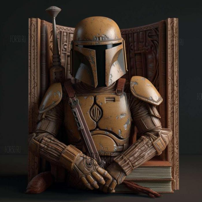 stl The Book of Boba Fett series 1 stl model for CNC