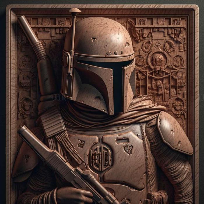 stl The Book of Boba Fett series 2 stl model for CNC