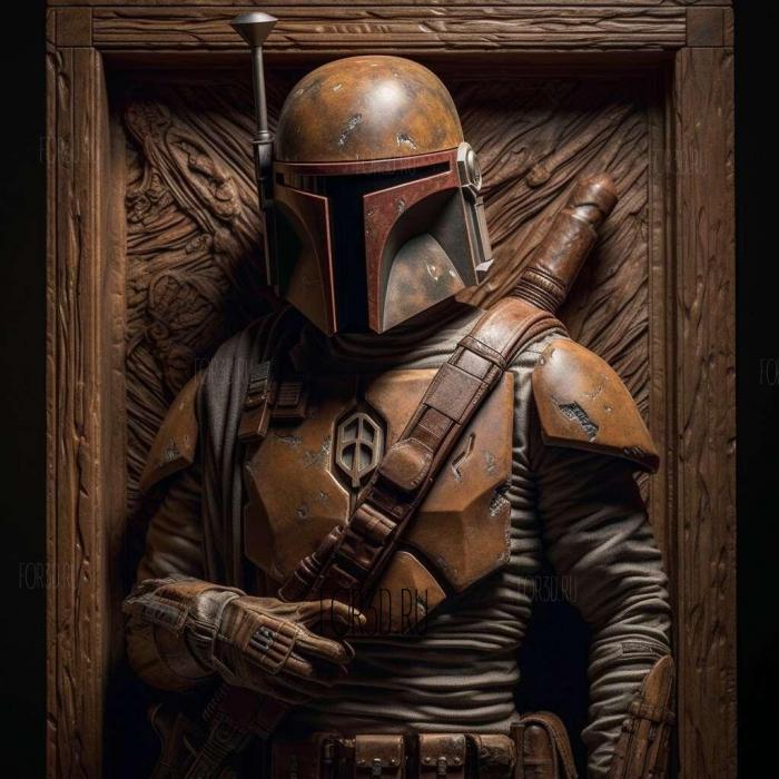 stl The Book of Boba Fett series 3 stl model for CNC