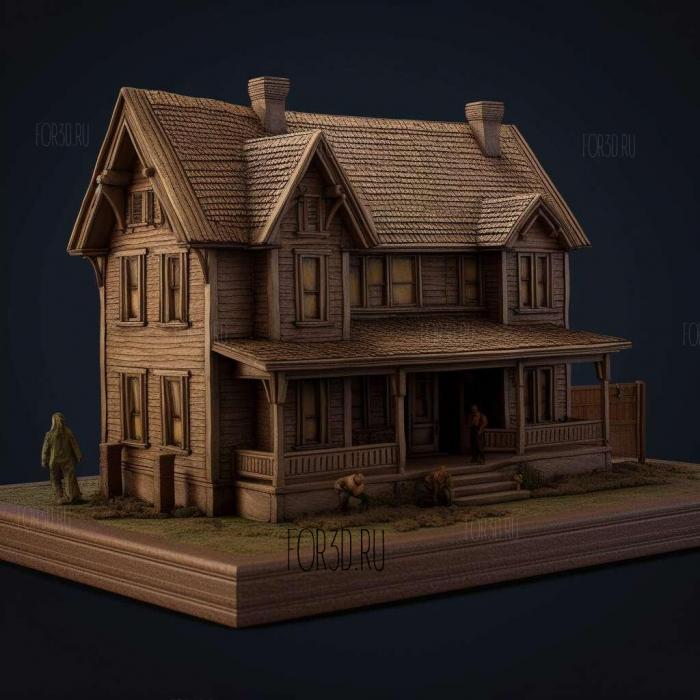 Bates Motel TV series 4 stl model for CNC