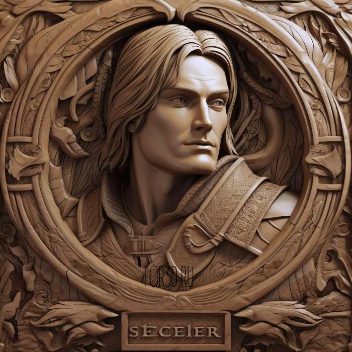 Legend of the Seeker TV series 3 stl model for CNC