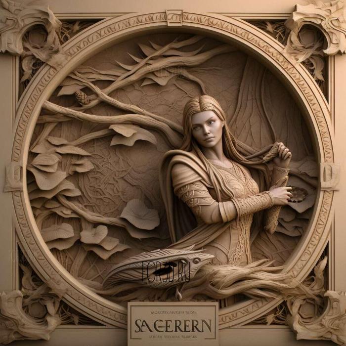 Legend of the Seeker TV series 4 stl model for CNC