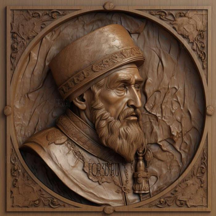 Dmytro Baida Vyshnevetsky Hetman miniature 1 stl model for CNC