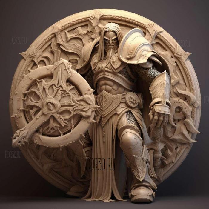 Arthas Menetil Warcraft World of Warcraft 1 stl model for CNC