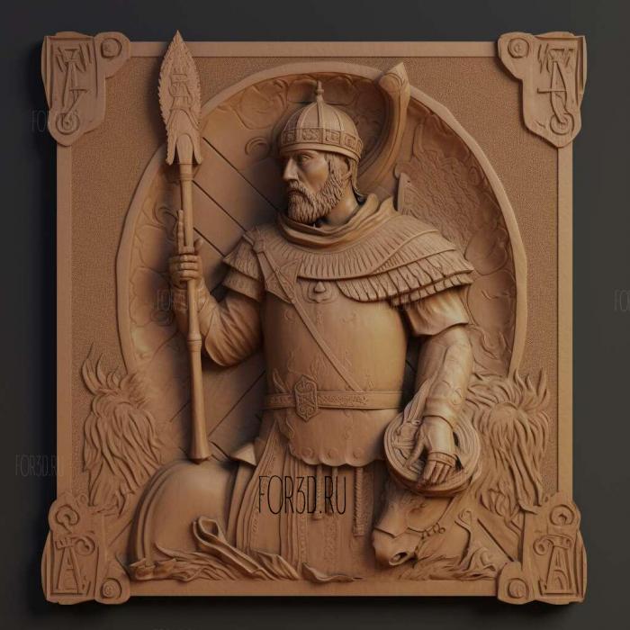 Indrzyh from Skalica Kingdom Come Deliverance 4 stl model for CNC