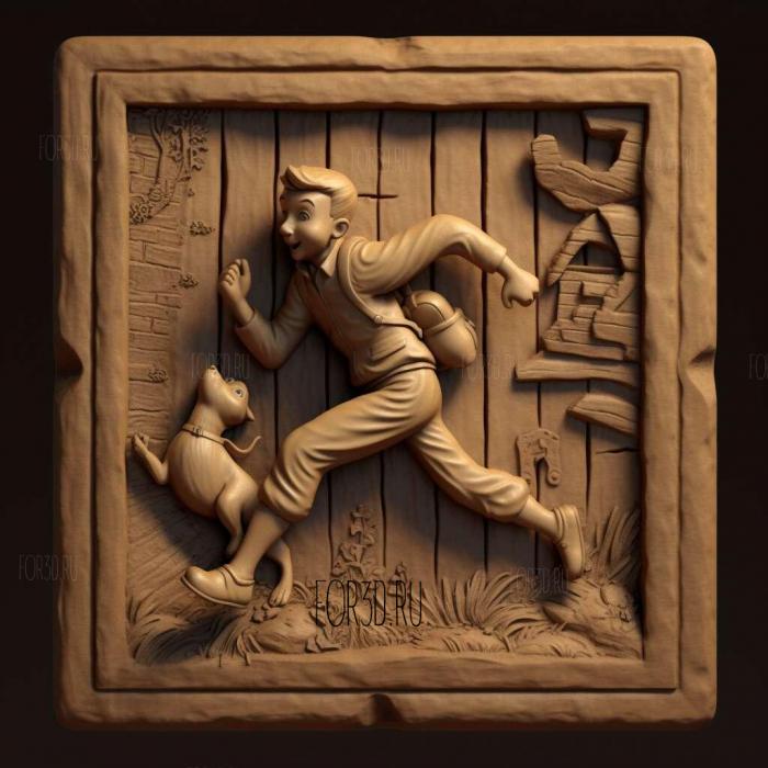 The Adventures of Tintin The Game 4 stl model for CNC