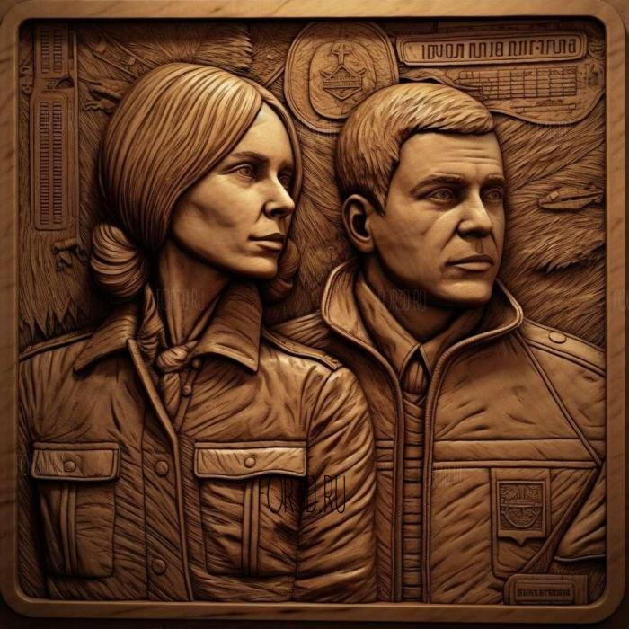 stl The Americans TV series 2 stl model for CNC