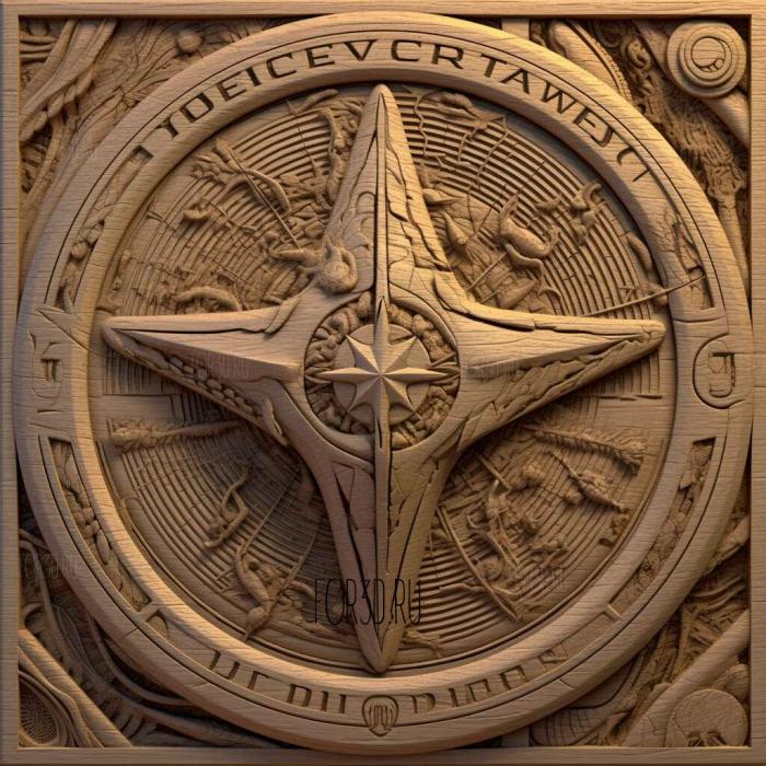 stl Star Trek Discovery series 1 stl model for CNC