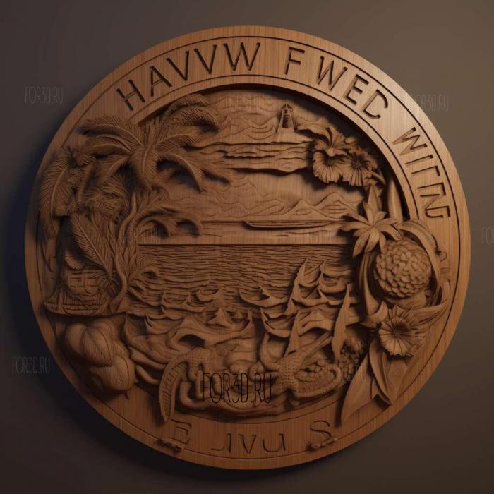 Hawaii Five 0 TV series 1 stl model for CNC