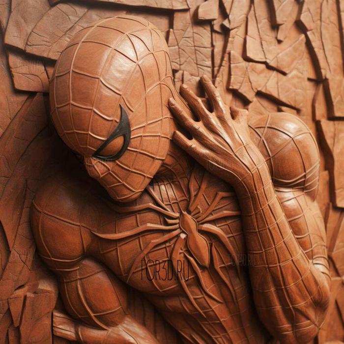 The Amazing Spider Man 2012 1 stl model for CNC