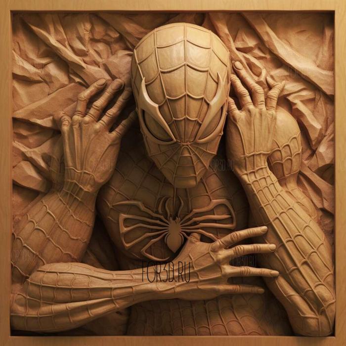 The Amazing Spider Man 2012 2 stl model for CNC