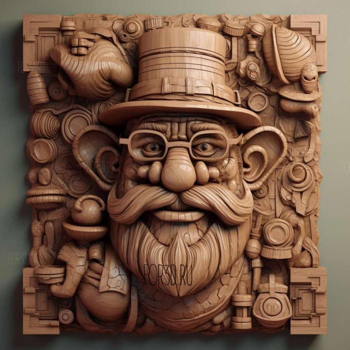 stl Uncle Grandpa series 2 stl model for CNC