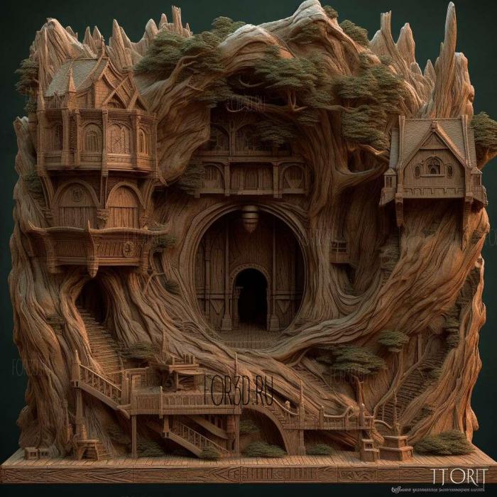 stl The Hobbit The Desolation of Smaug movie 2 3d stl модель для ЧПУ