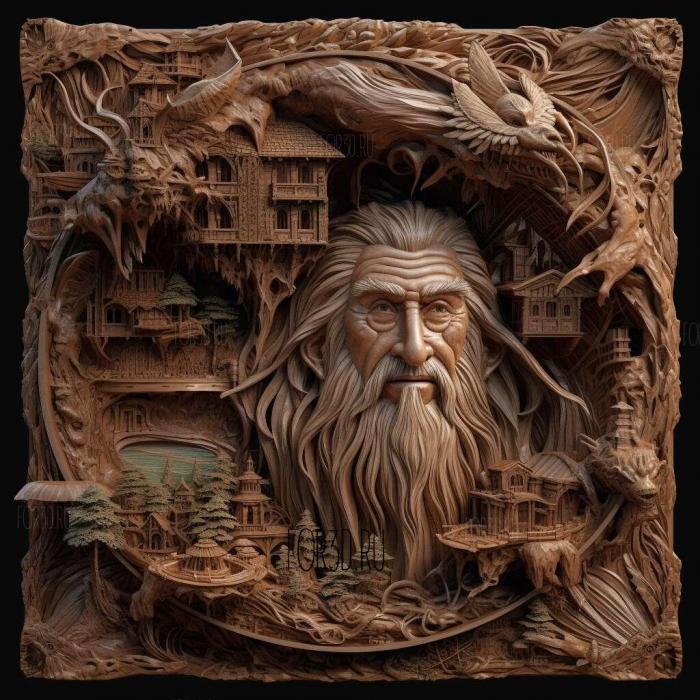 stl The Hobbit The Desolation of Smaug movie 4 3d stl модель для ЧПУ