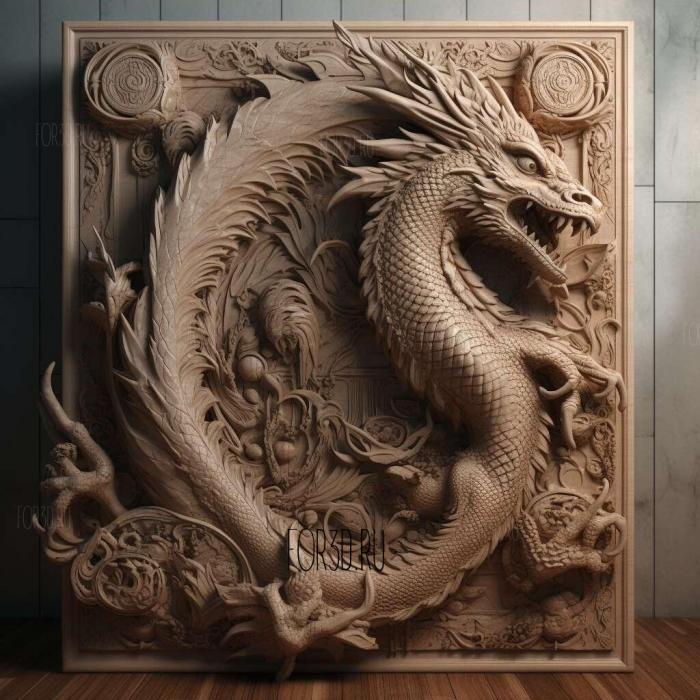 House of the Dragon series 1 stl model for CNC