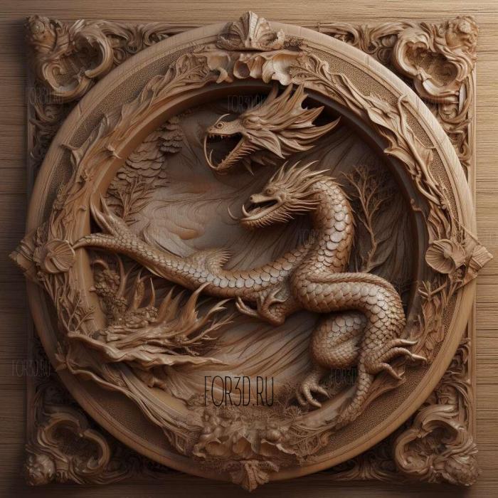 House of the Dragon series 3 stl model for CNC