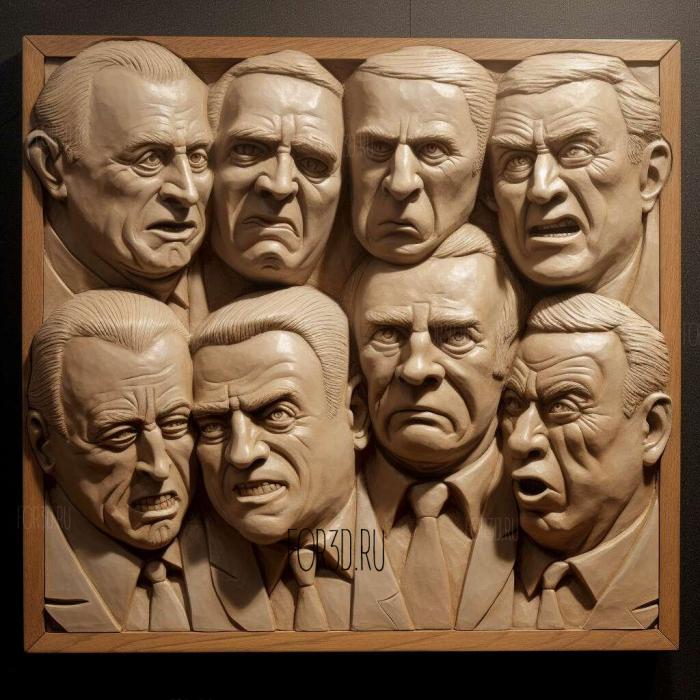 12 Angry Men 12 Angry Men 1957 1 stl model for CNC