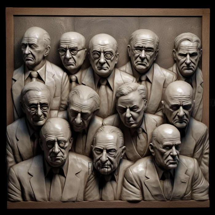 12 Angry Men 12 Angry Men 1957 3 stl model for CNC