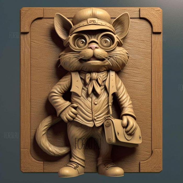 Fritz FROM Fritz the CatFritz the Cat 1 stl model for CNC