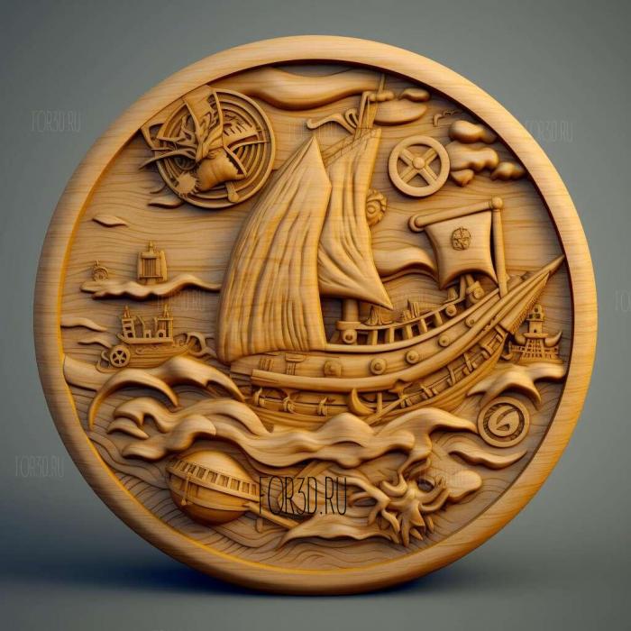 The Legend of Zelda The Wind Waker HD 2 stl model for CNC