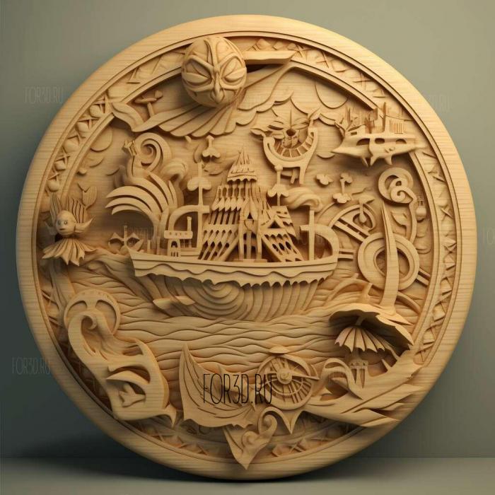 The Legend of Zelda The Wind Waker HD 4 stl model for CNC