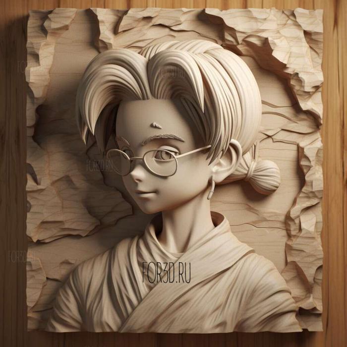 Videl Drakonij emugfrom ANIME 3 stl model for CNC
