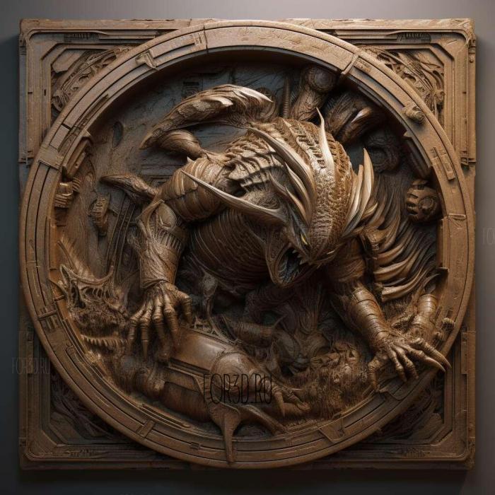 Pacific Rim The Black TV series 3 stl model for CNC