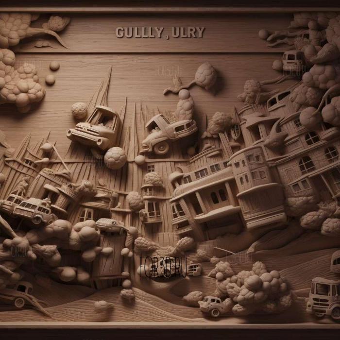 Guilty Party TV series 3 stl model for CNC