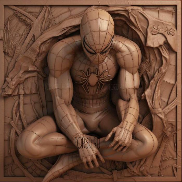 Marvels Spider Man emasteredREN 1 stl model for CNC