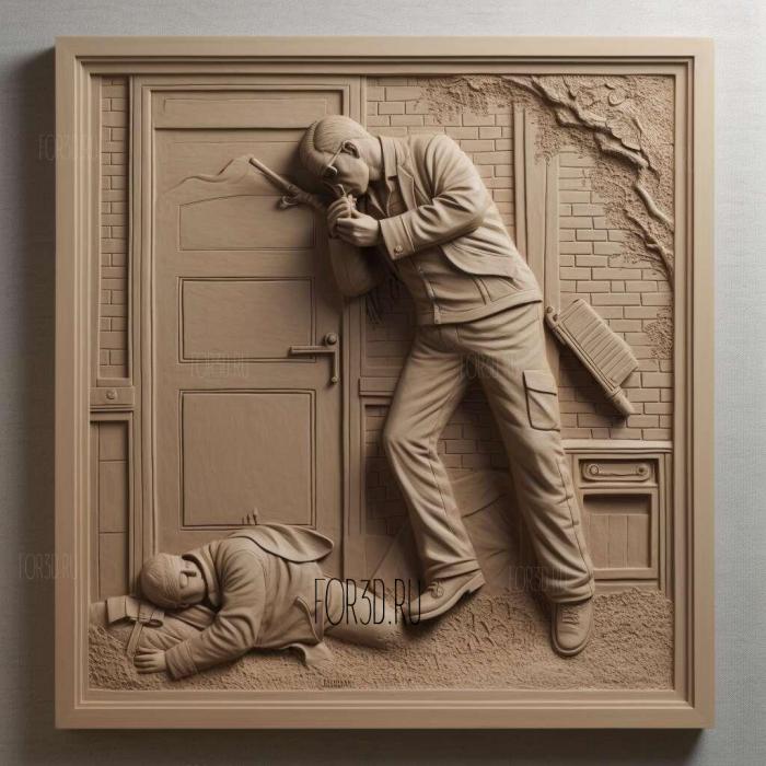 Homicide Life on the Street series 4 stl model for CNC
