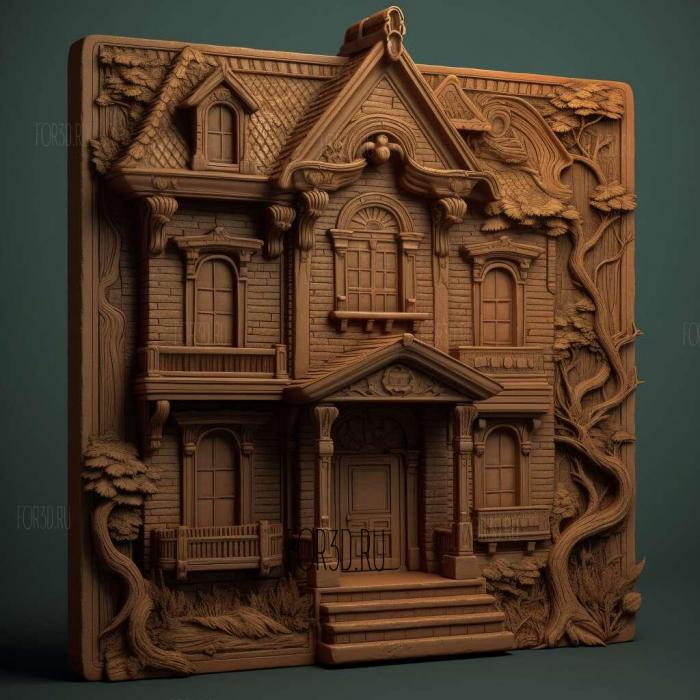 stl The Haunted Hathaways TV series 1 stl model for CNC