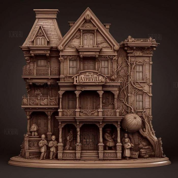 stl The Haunted Hathaways TV series 2 stl model for CNC