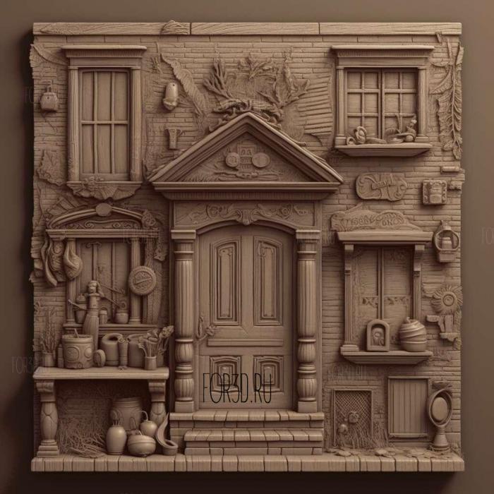 stl The Haunted Hathaways TV series 4 3d stl модель для ЧПУ
